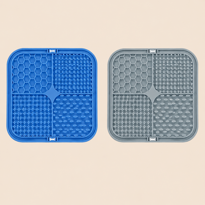 Tapis de léchage pour chien – 4 textures